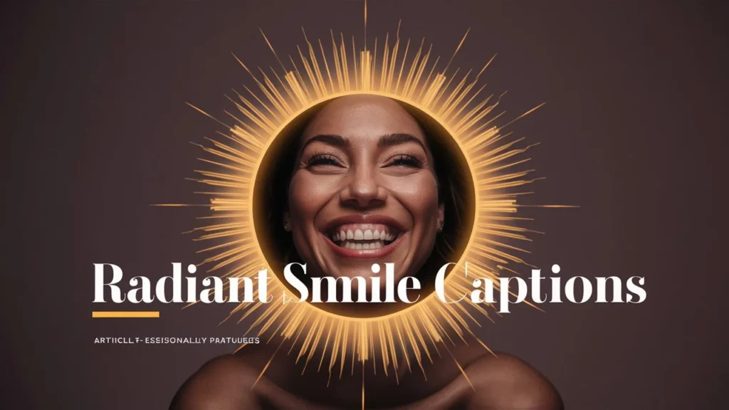 Radiant Smile Captions