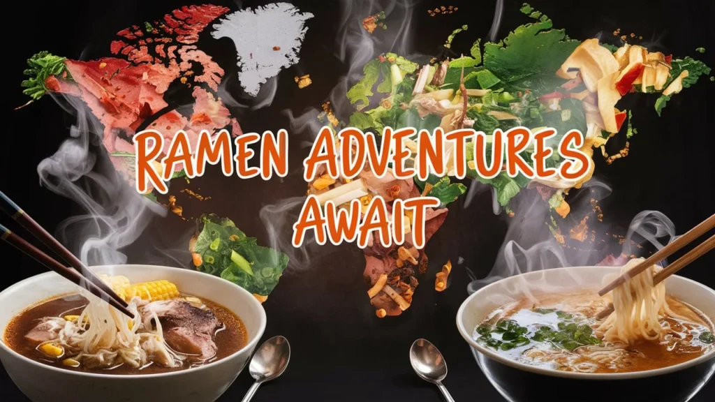 Ramen Adventures Await Captions