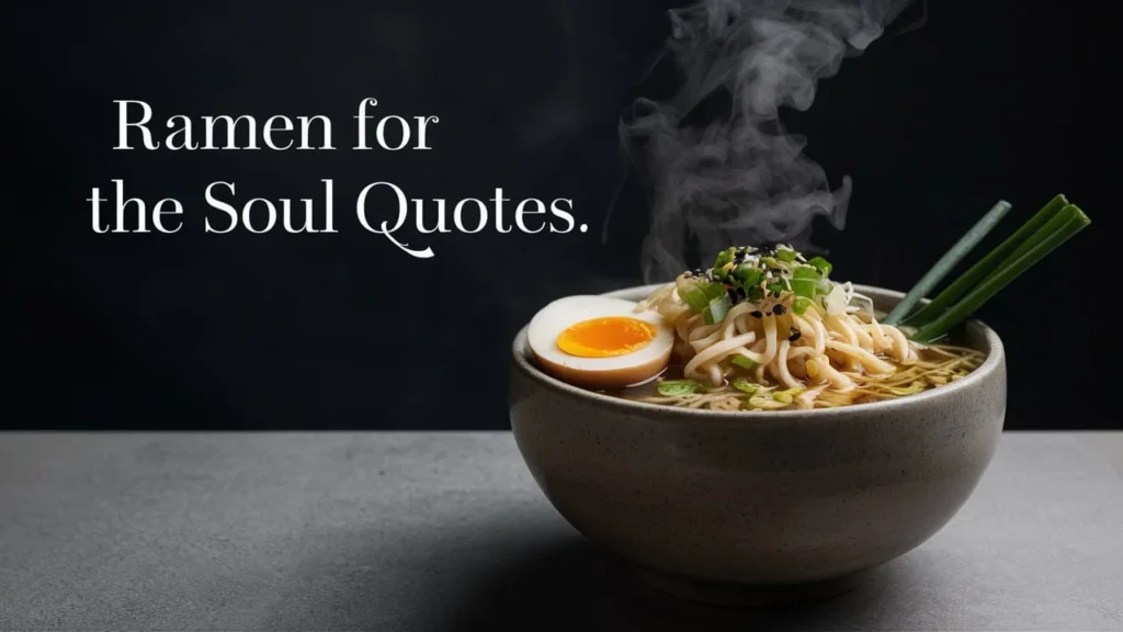 Ramen for the Soul Quotes