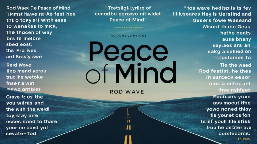 Rod Wave Peace of Mind Lyrics Captions