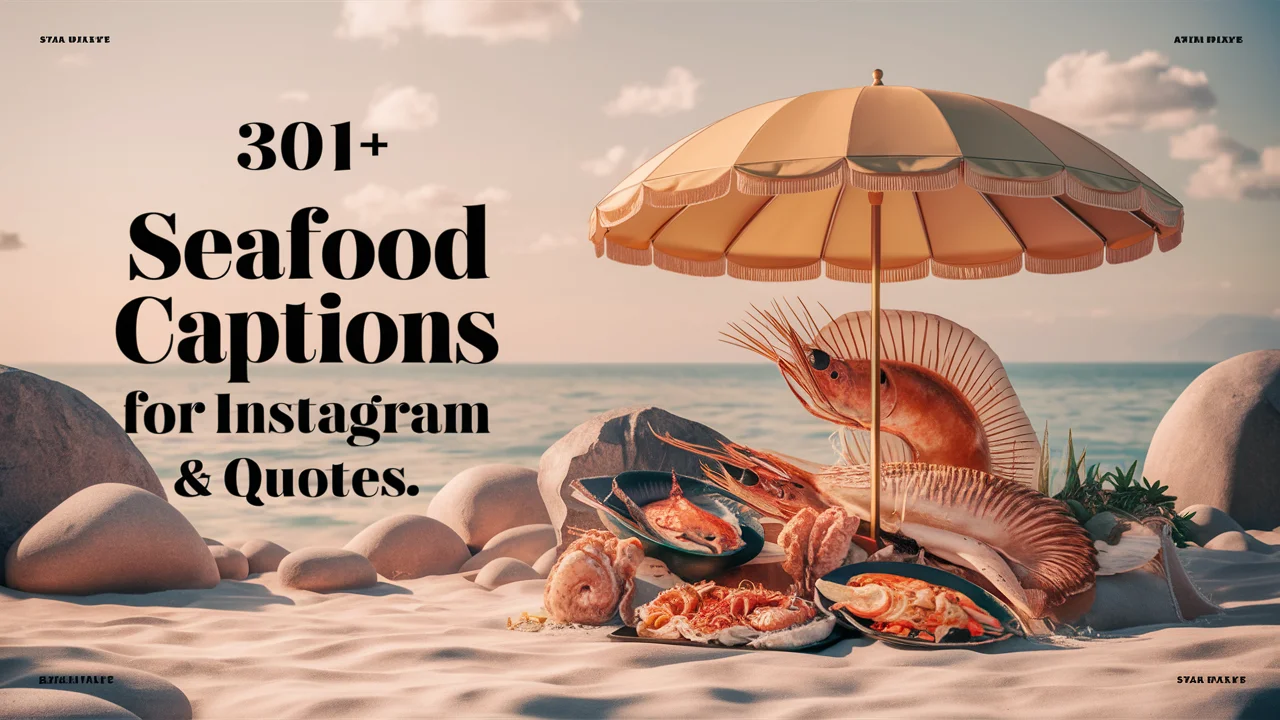 Seafood Captions For Instagram & Quotes