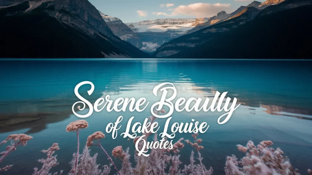 Serene Beauty of Lake Louise Quotes