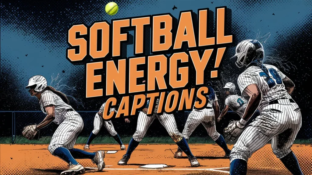 Softball Energy Captions