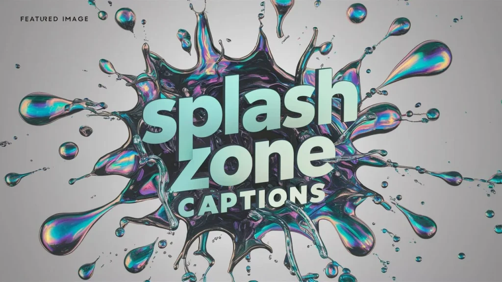 Splash Zone Captions