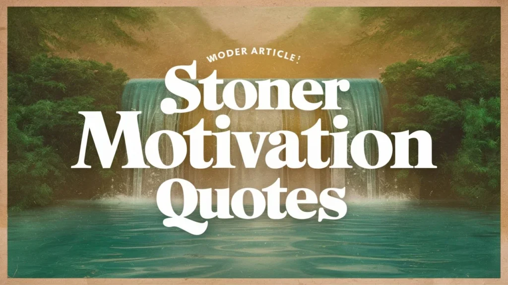 Stoner Motivation Quotes