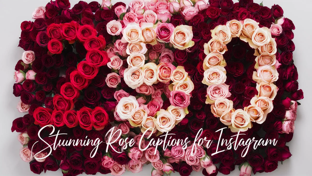 Stunning Rose Captions for Instagram