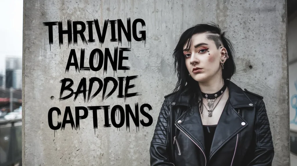 Thriving Alone Baddie Captions