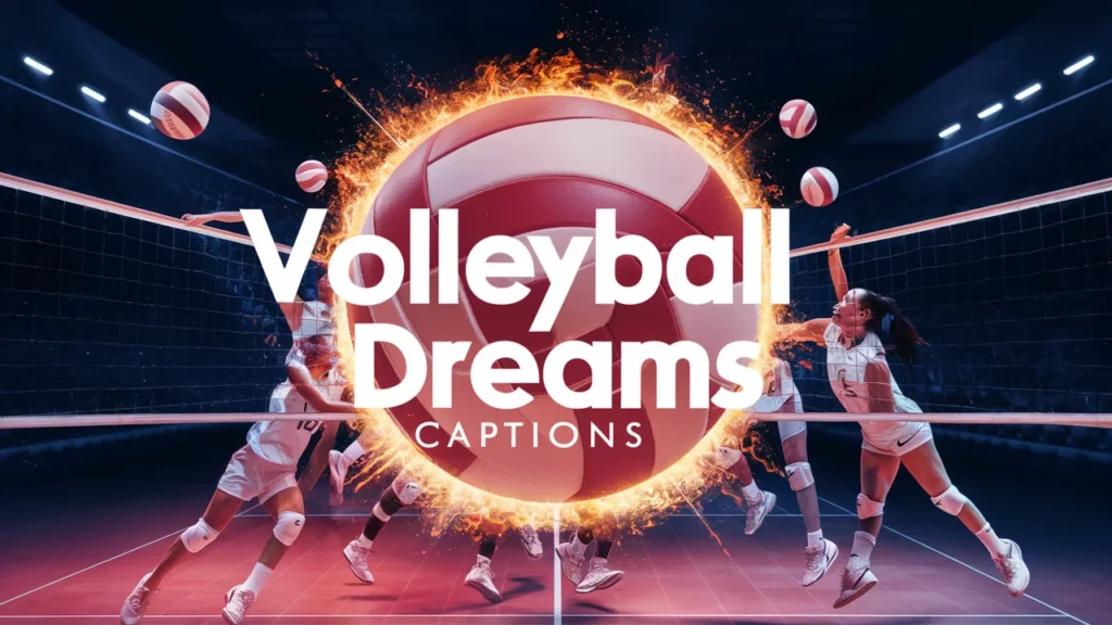 Volleyball Dreams Captions