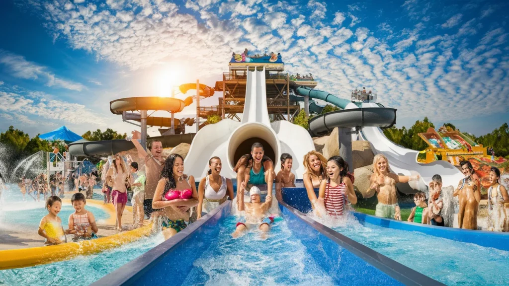 Waterpark Adventure Captions