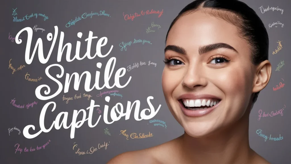 White Smile Joy Captions