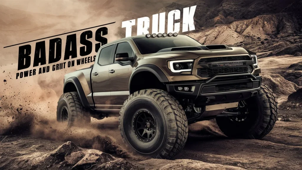 Badass Truck Power and Grit on Wheels Captions