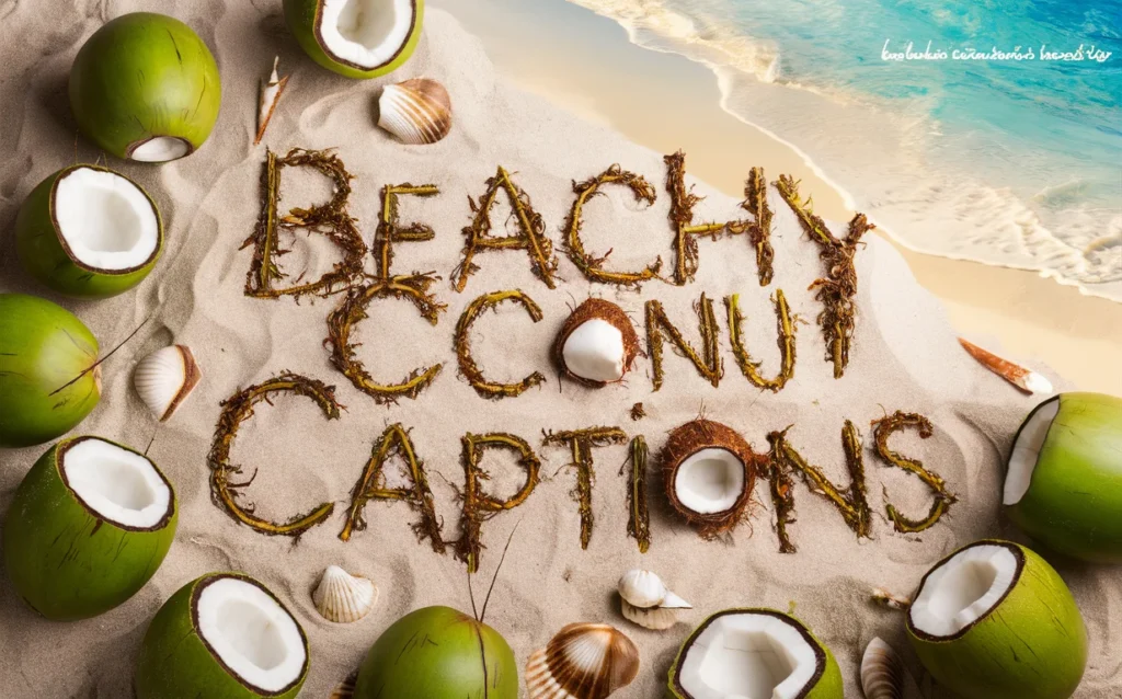 Beachy Coconut Captions