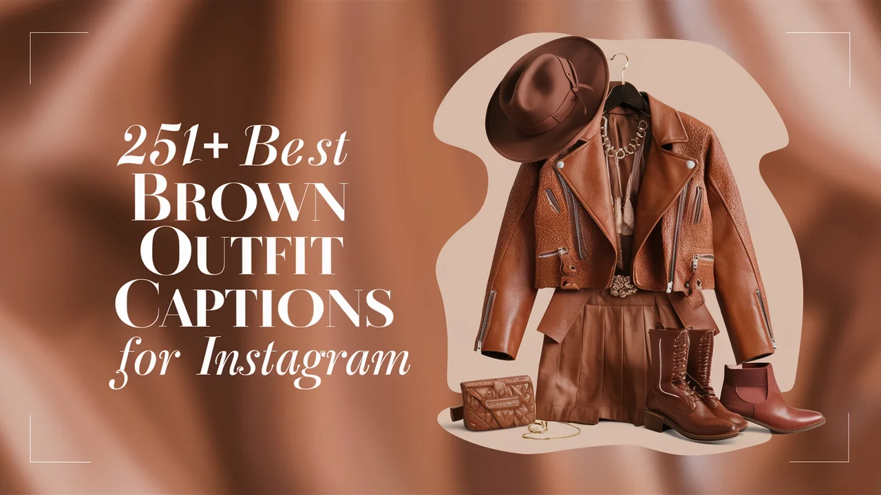 Best Brown Outfit Captions For Instagram