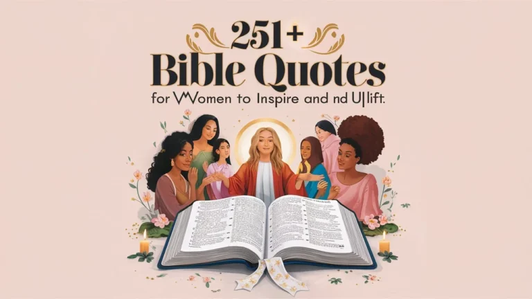 Bible Quotes for Women to Inspire and Uplift