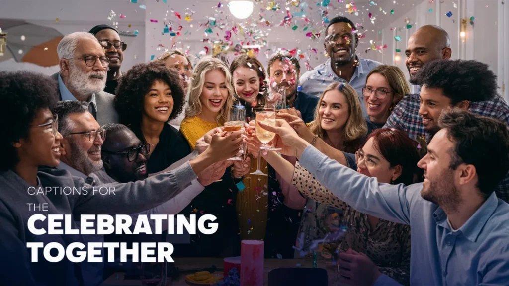 Captions for Celebrating Together