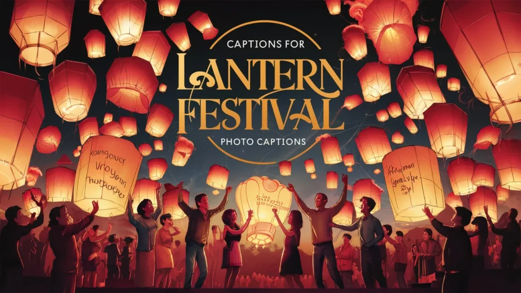 Captions for Lantern Festival Photo Captions