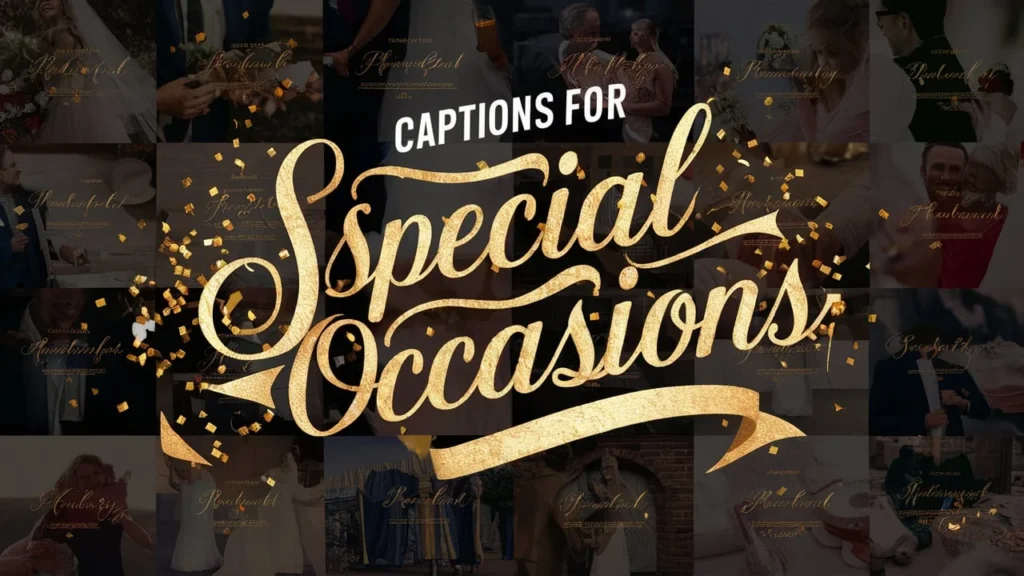 Captions for Special Occasions