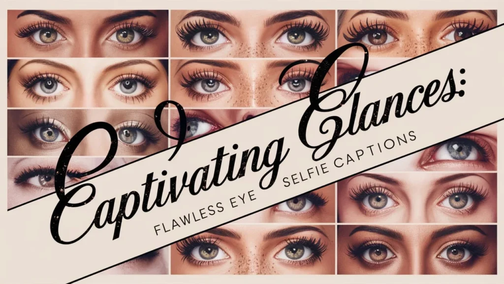 Captivating Glances: Flawless Eye Selfie Captions