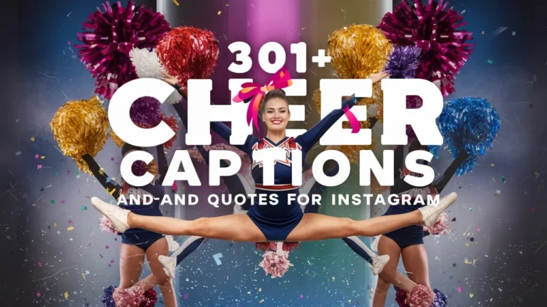 Cheer Captions and Quotes for Instagram