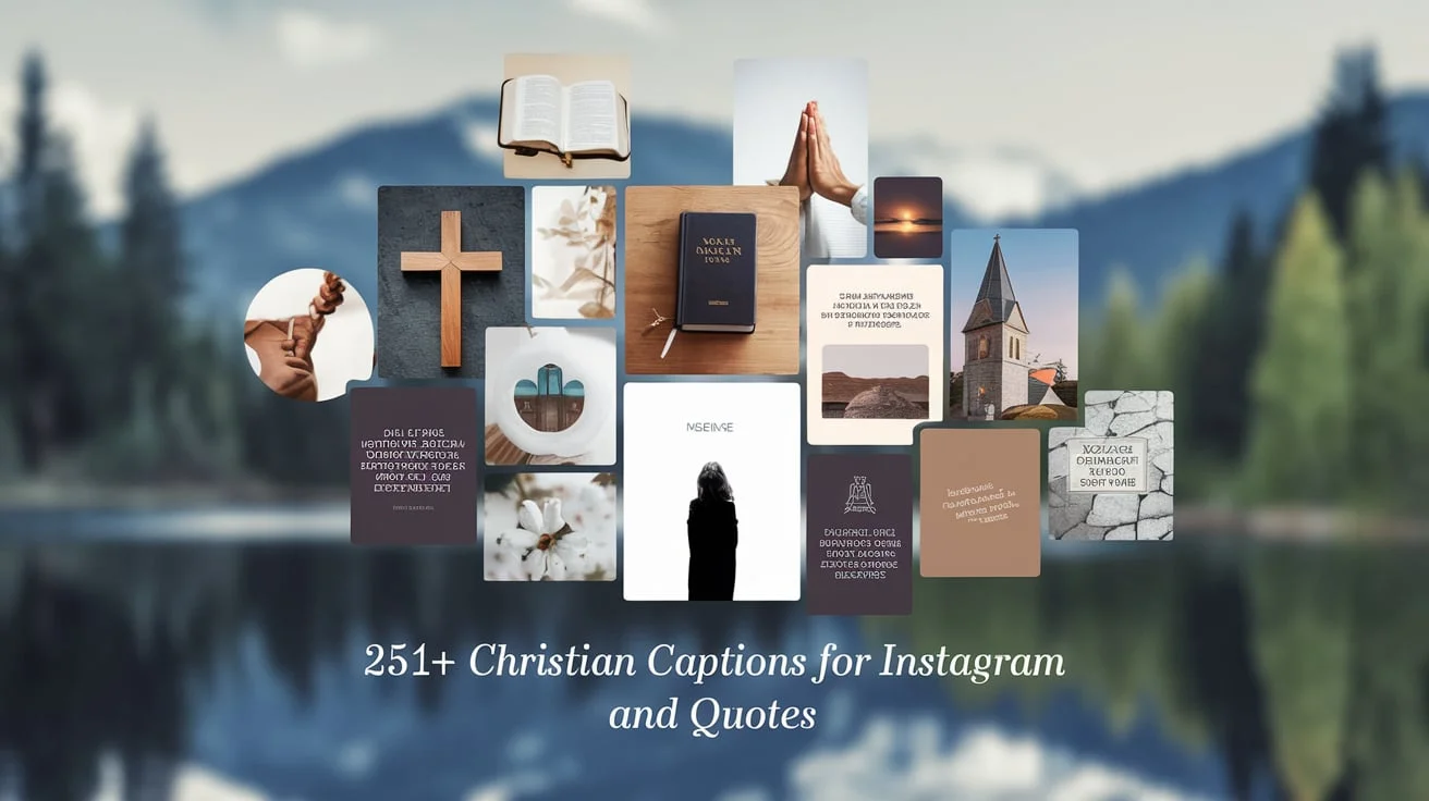 Christian Captions for Instagram and Quotes