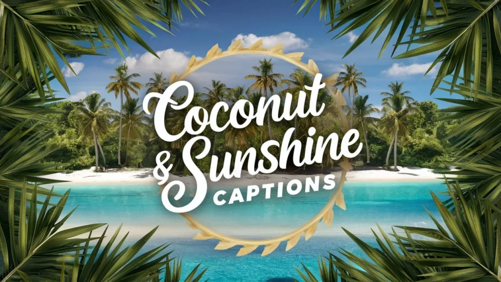 Coconut & Sunshine Captions