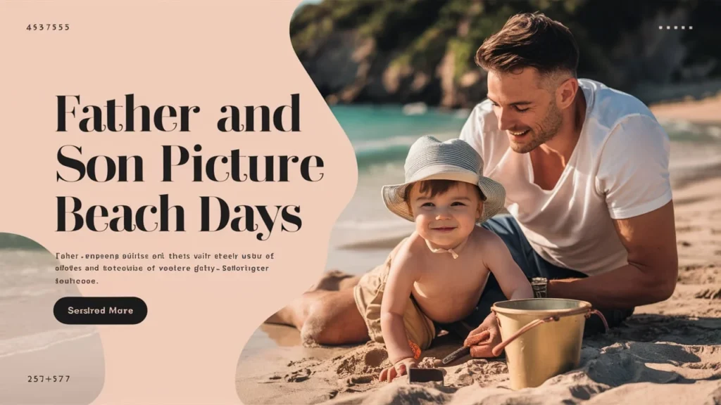 Father and Son Picture Beach Days