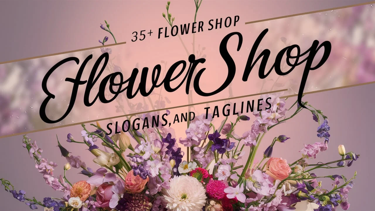 Flower Shop Captions, Slogans, and Taglines