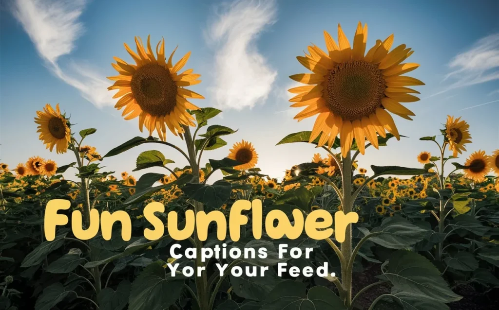 Fun Sunflower Captions for Your Feed