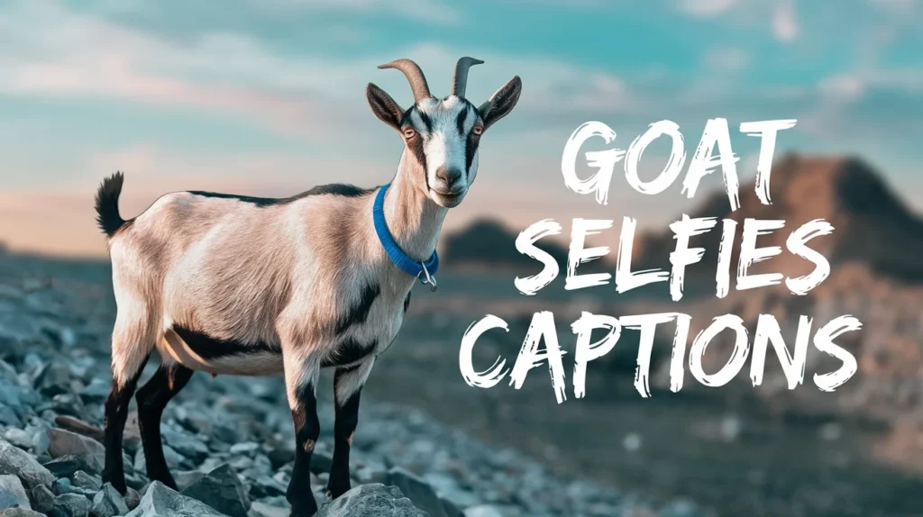 Goat Selfies Captions