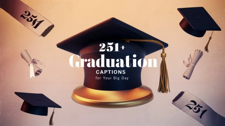 Graduation Captions For Your Big Day