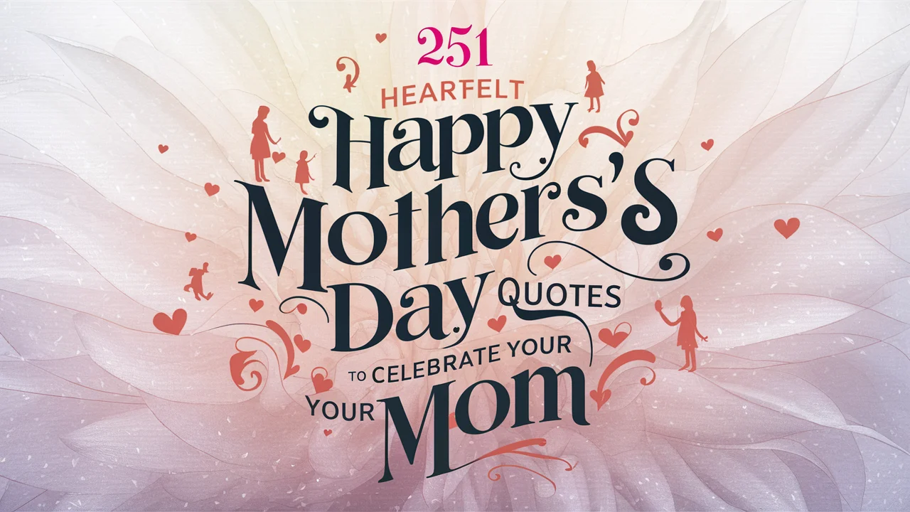 Heartfelt Happy Mother’s Day Quotes to Celebrate Your Mom