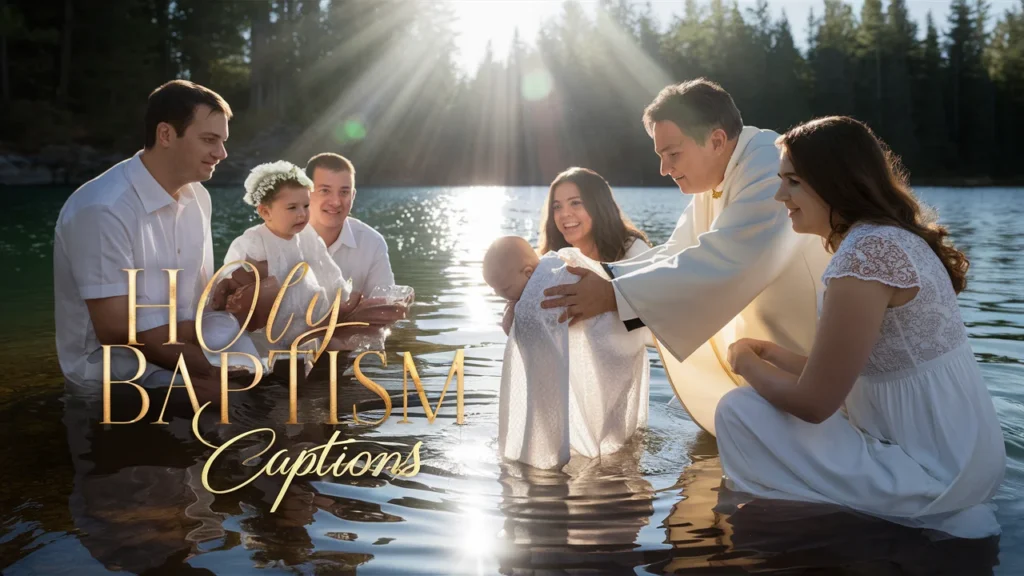 Holy Baptism Captions