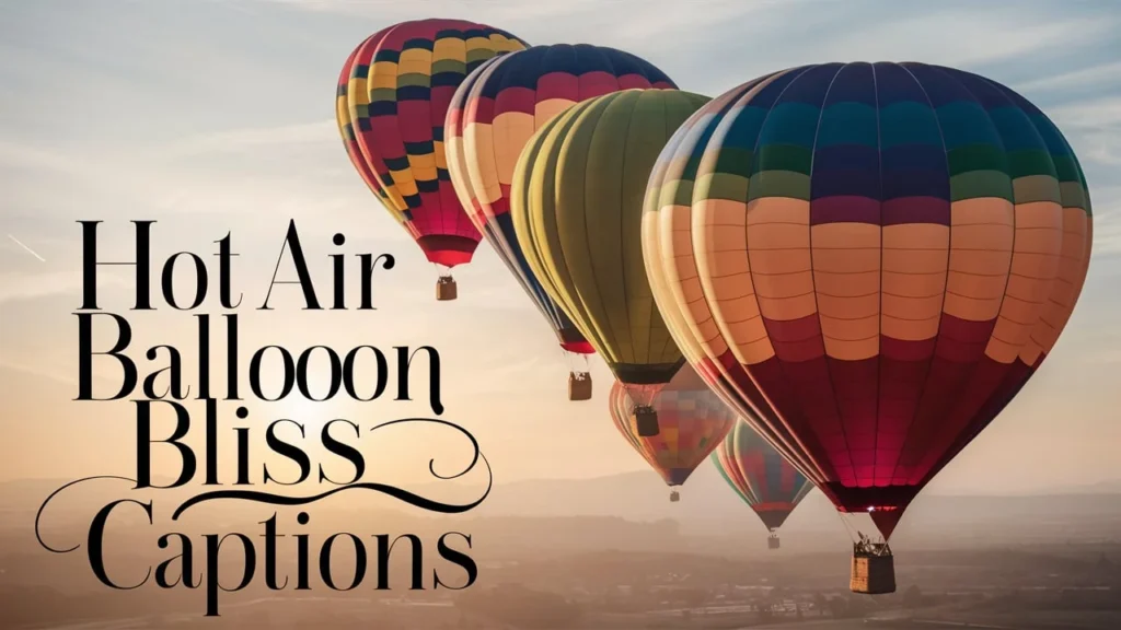 Hot Air Balloon Bliss Captions