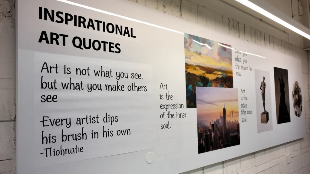 Inspirational Art Quotes