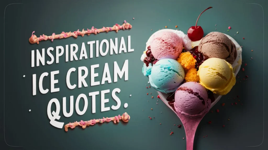 Inspirational Ice Cream Quotes