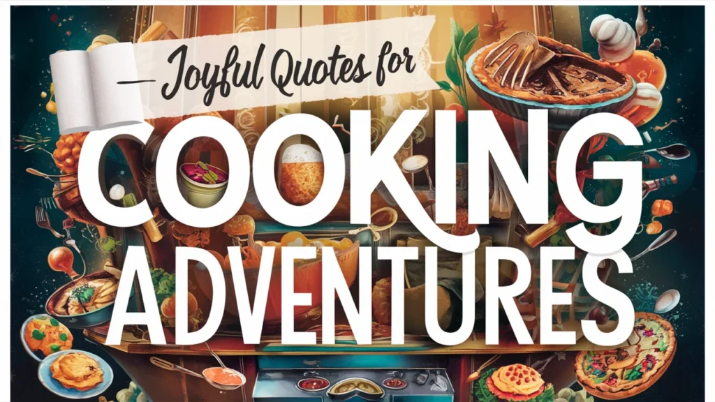 Joyful Quotes for Cooking Adventures