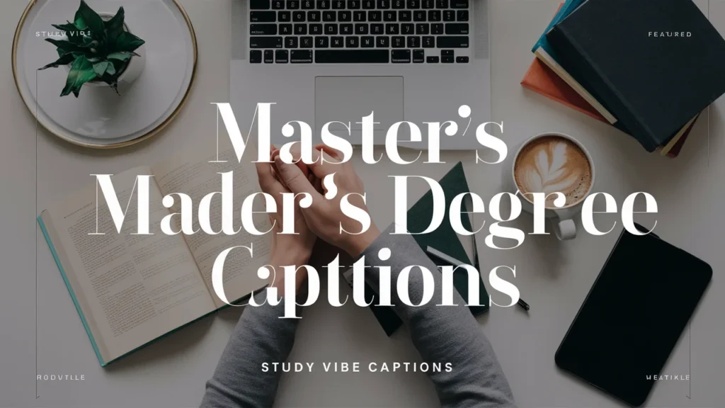 Master’s Degree Study Vibe Captions