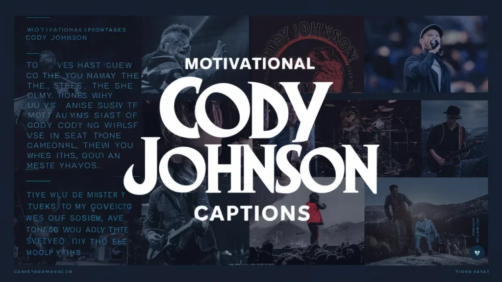 Motivational Cody Johnson Captions