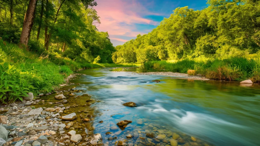 Nature River Captions for Instagram