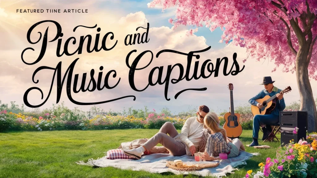 Picnic and Music Captions