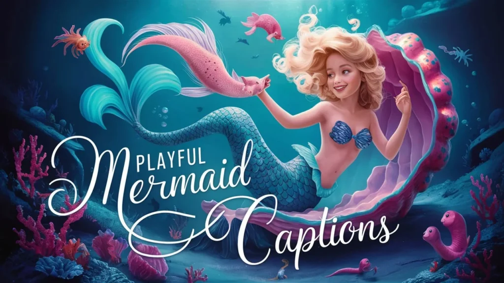 Playful Mermaid Captions