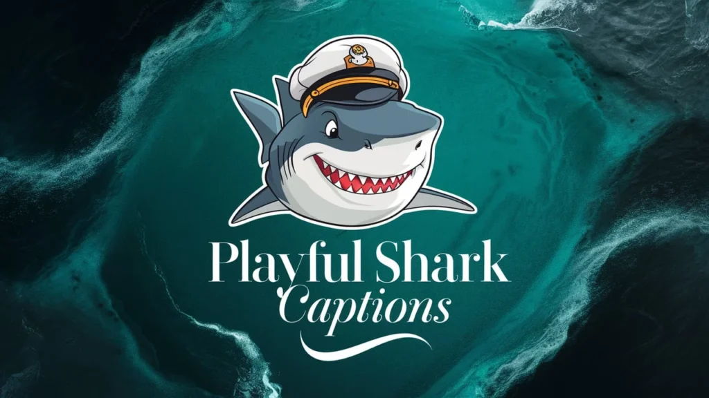 Playful Shark Captions