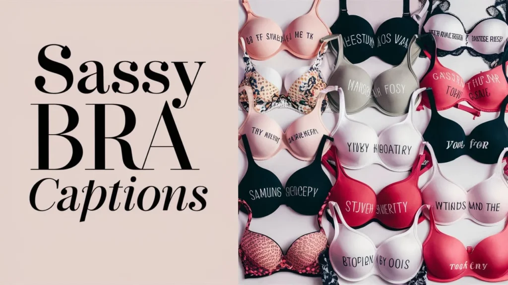 Sassy Bra Captions