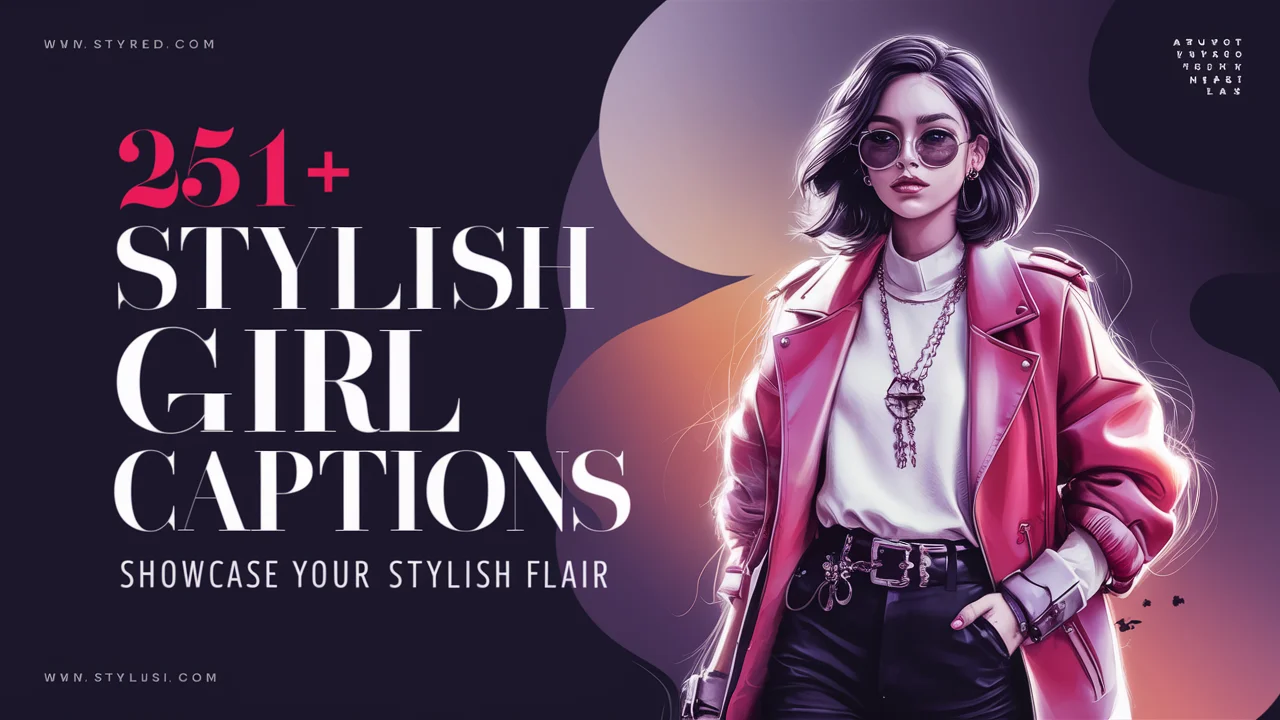 Stylish Girl Captions – Showcase Your Stylish Flair