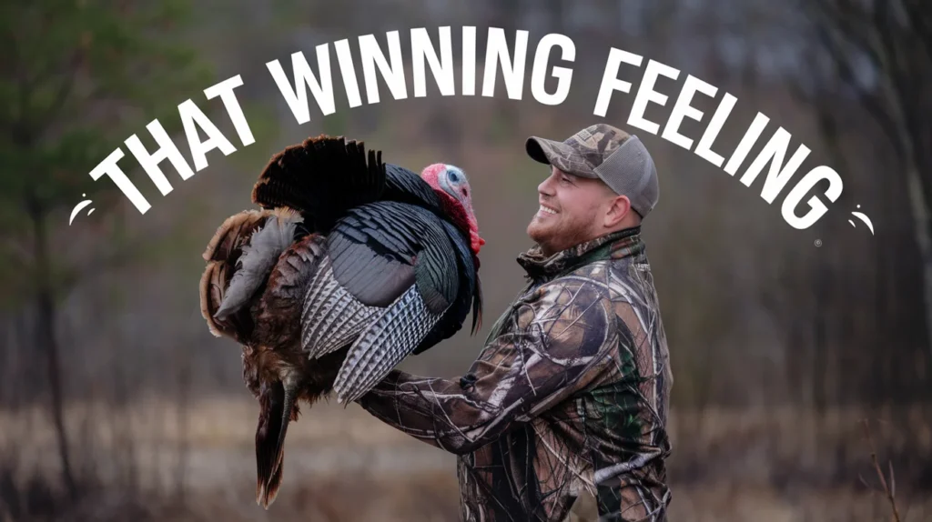 Successful Turkey Hunt Captions: That Winning Feeling