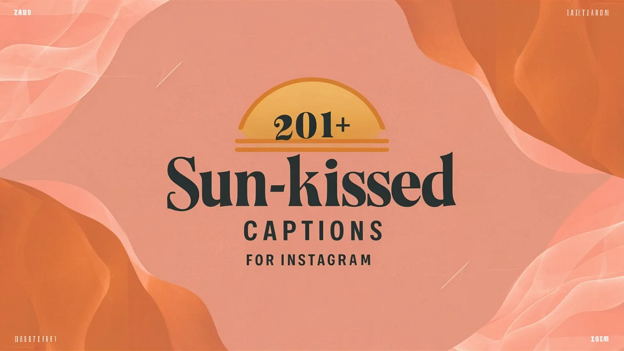 Sun-Kissed Captions for Instagram