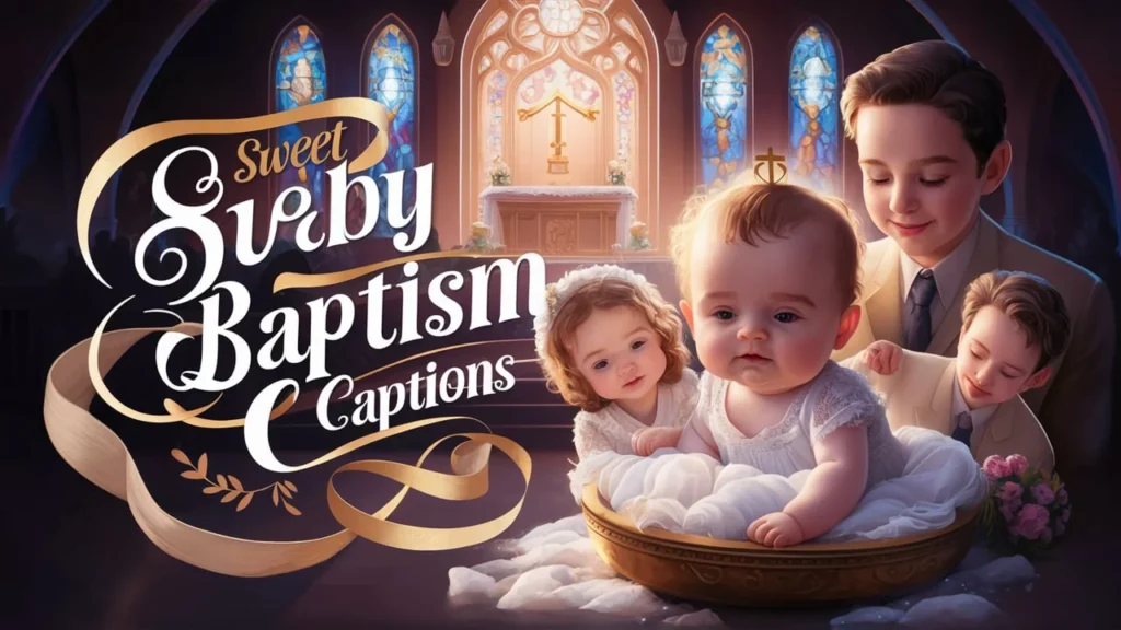 Sweet Baby Baptism Captions