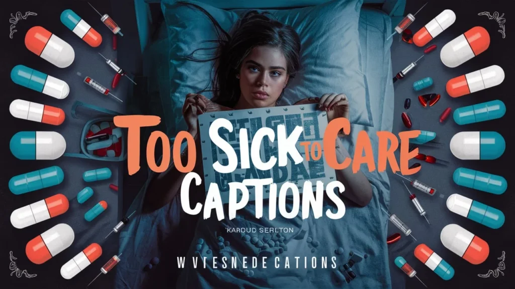 Too Sick to Care Captions