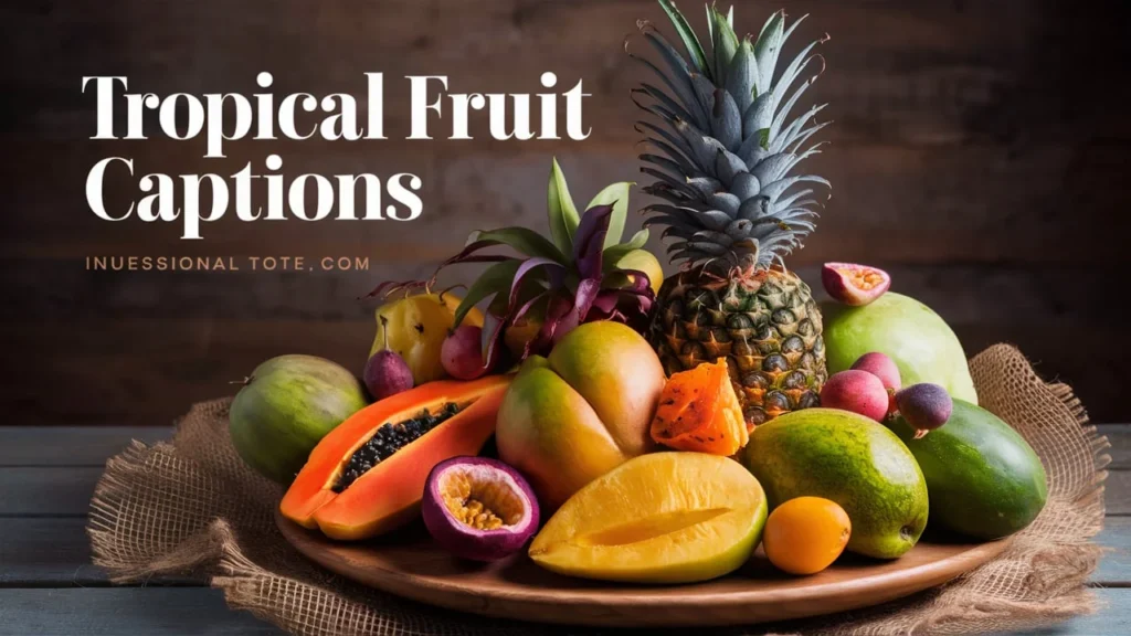 Tropical Fruit Captions