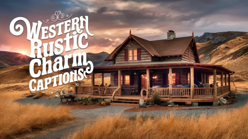 Western Rustic Charm Captions